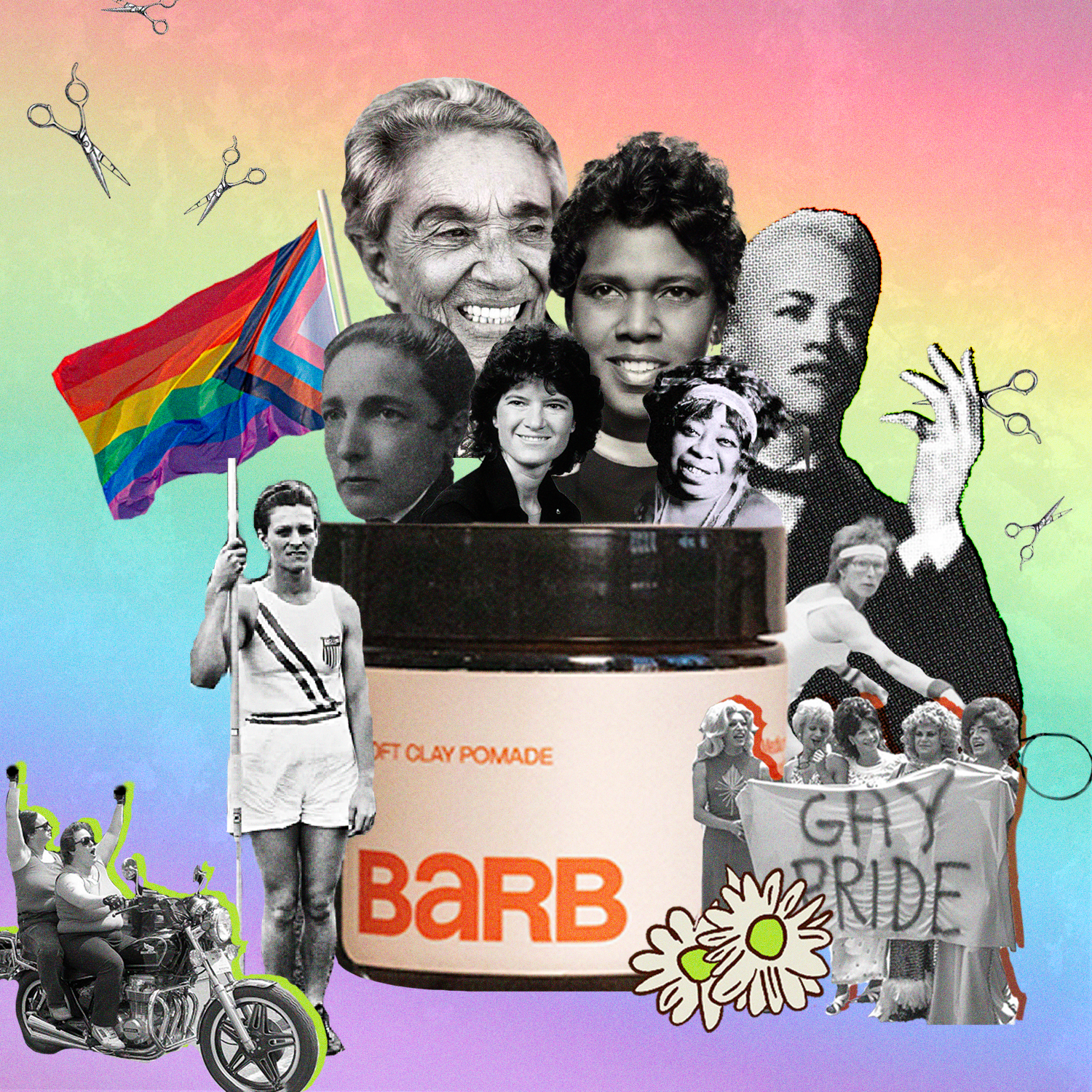 Barbs in Charge: 10 Bold LGBTQ Icons with Short Hair