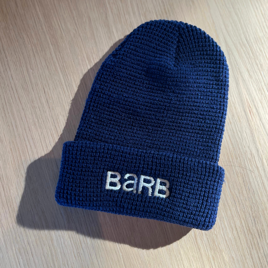 Limited Edition Navy and Cream Knit Beanie