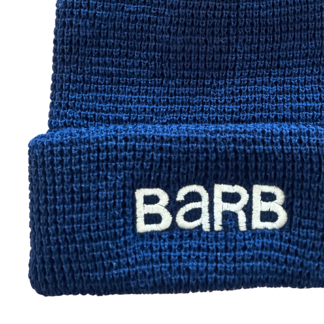 Limited Edition Navy and Cream Knit Beanie